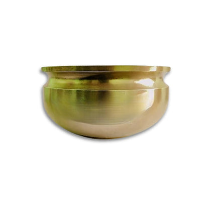 Kerala's Purest Bronze Cooking Pot, – 4 Liter Kansa  Handi for Authentic Cuisine