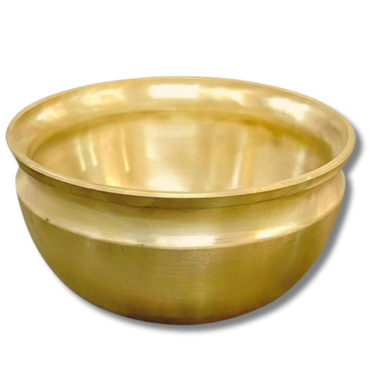 Kerala's Purest Bronze Cooking Pot, – 4 Liter Kansa  Handi for Authentic Cuisine