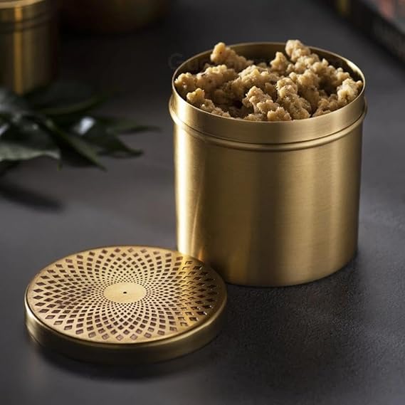 Handcrafted Set of 2 Brass Dry Fruits Boxes With Free Dry Fruits - Perfect Dry Fruits Gift Pack or Elegant Dry Fruit Containers for Home