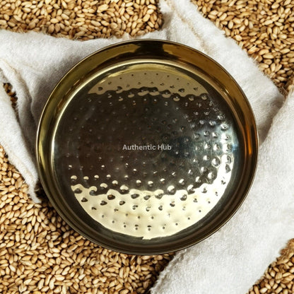 Brass Jalladai Plate, Food Strainer, Plate With Hole, Rice Strainer, Brass Jalladai Plate, Noodle Strainer, Big Rice Strainer, Buy Jalladai - AUTHENTIC HUB