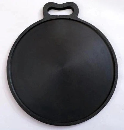 Non-Stick Cast Iron Dosa Tawa with Free Ladle | Induction Base Pan, Roti & Dosa Kallu